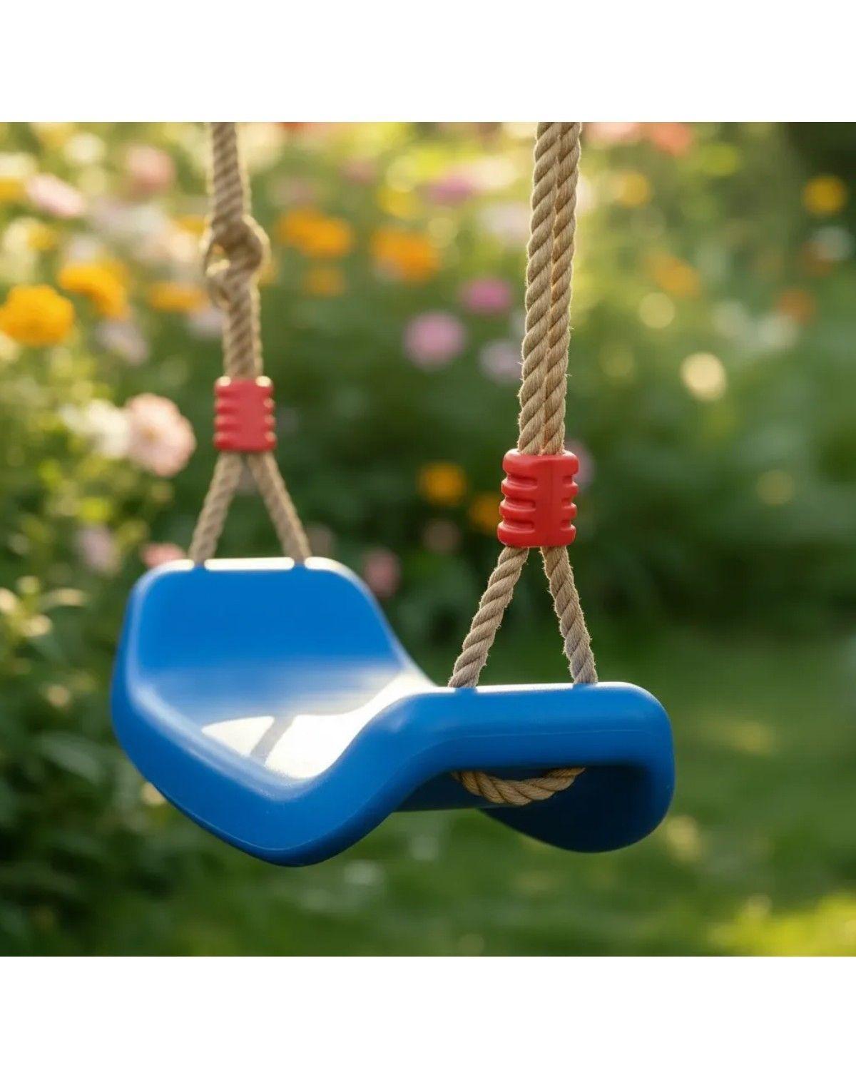 Columpio Ajustable Portátil Para Niños Asiento Giratorio-3