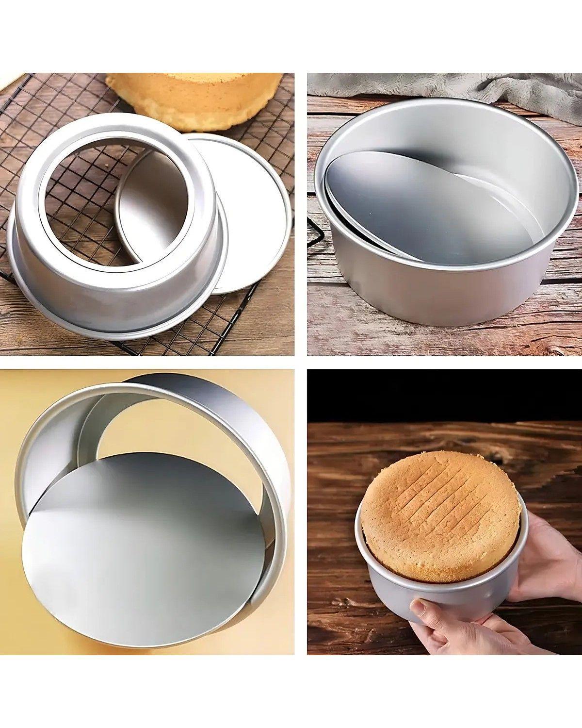 Moldes De Aluminio Para Tortas Desmontable Tortas 16cm-4