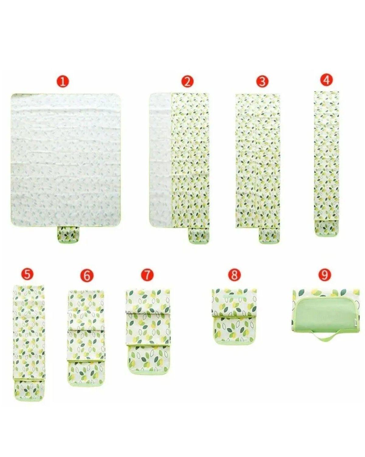 Tapete De Picnic Impermeable Acampar Playa Manta Plegable-3