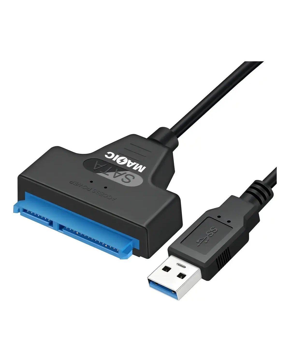 Cable Adaptador Usb 3.0 A Sata Iii Para 2.5 Ssd Y Hdd Discos Duros Pc Notebooks-0