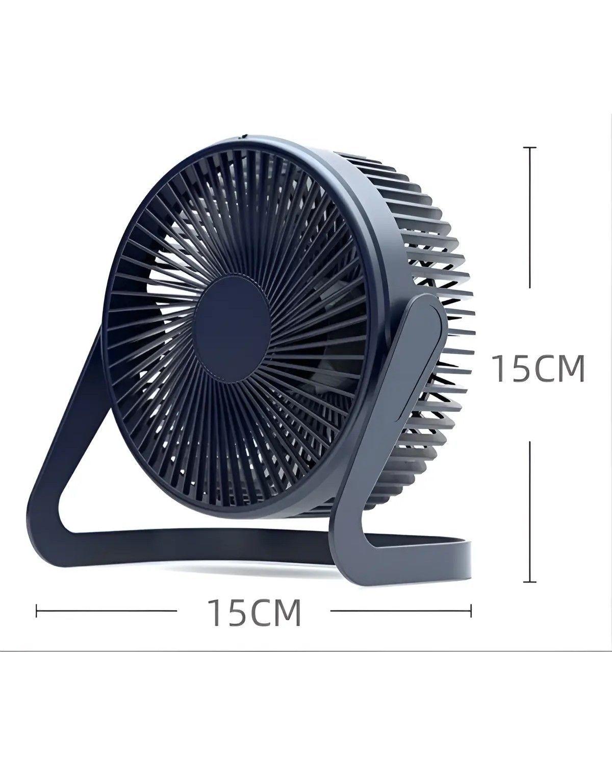 Ventilador Escritorio Usb Mini Fan Ajustable Silencioso-2