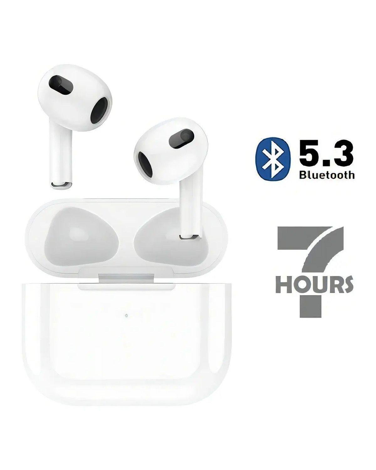 Audifonos Inalambricos 3ra Generacion Bt5.3 Hoco Ew43 7hrs Color Blanco-1