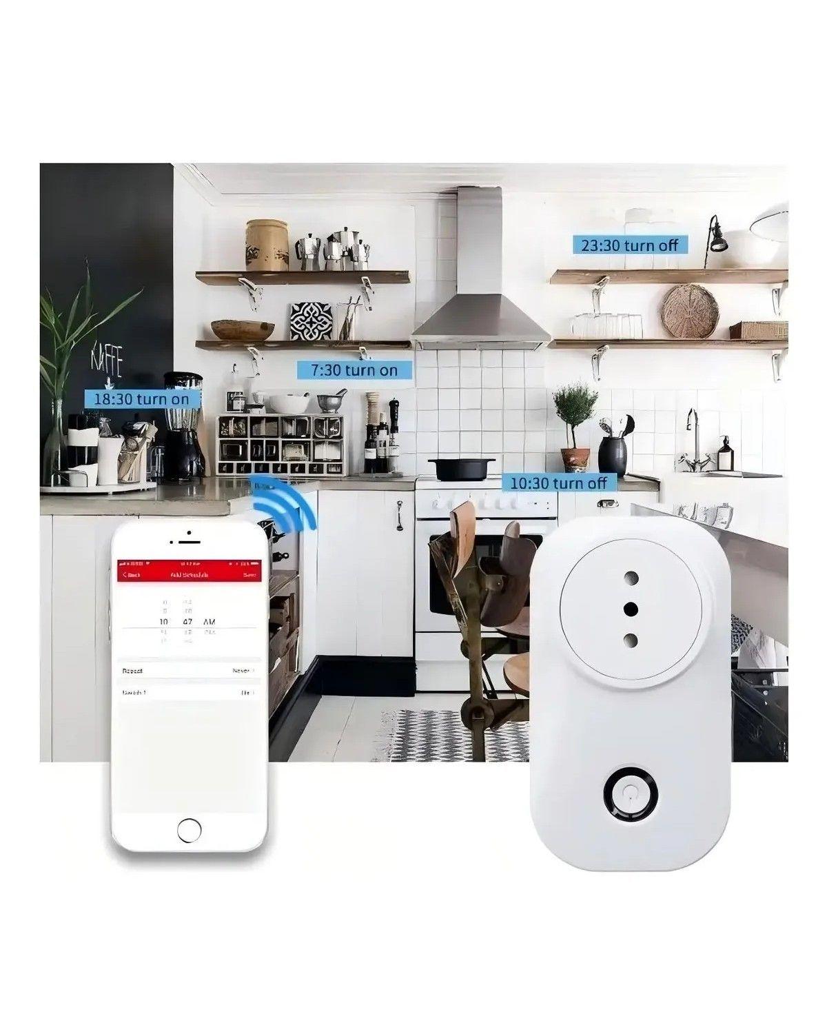 Enchufe Timer Inteligente Wifi Smart App Celular 16a-2