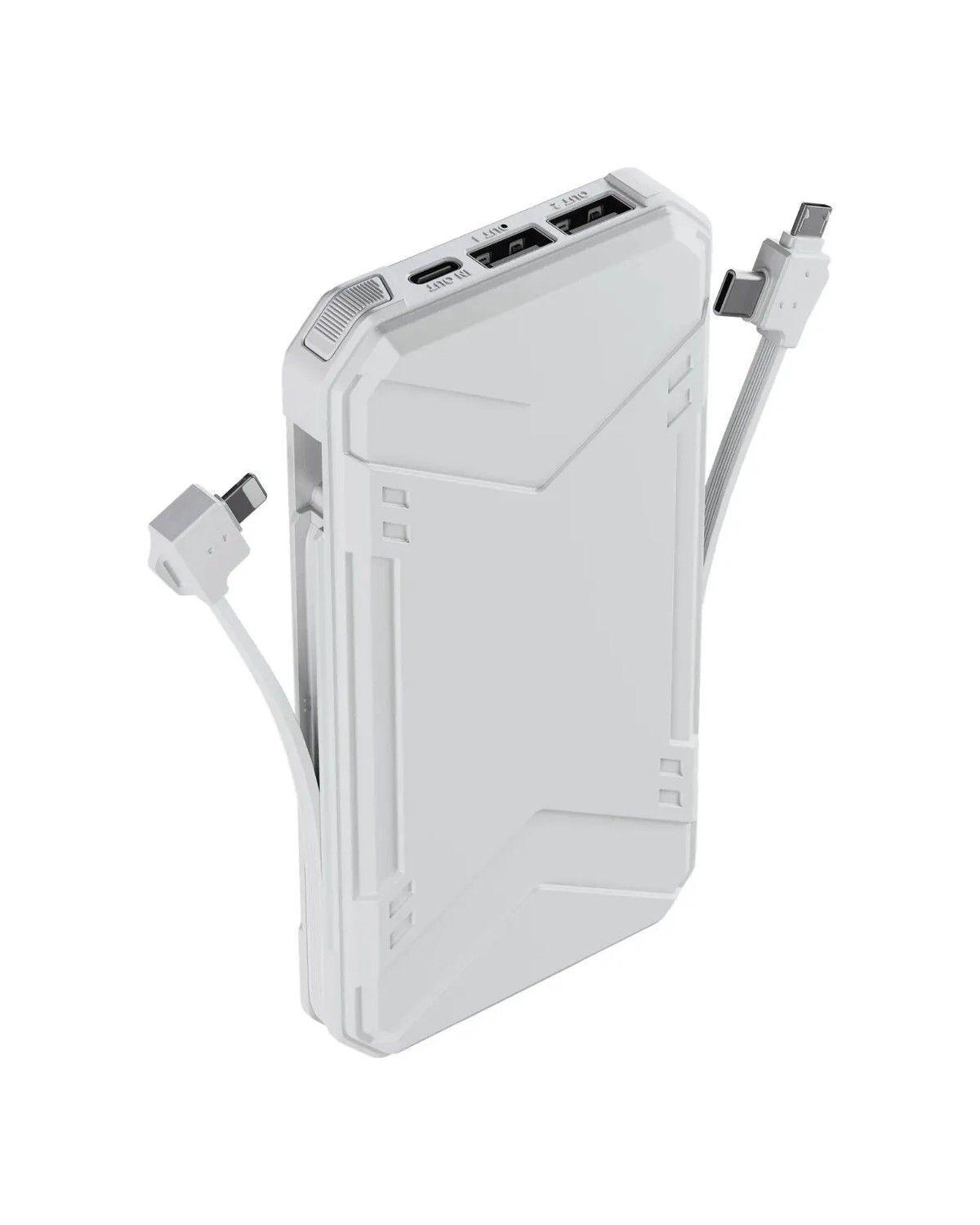 Bateria Externa Power X 10.000 Mah White Blanco-3
