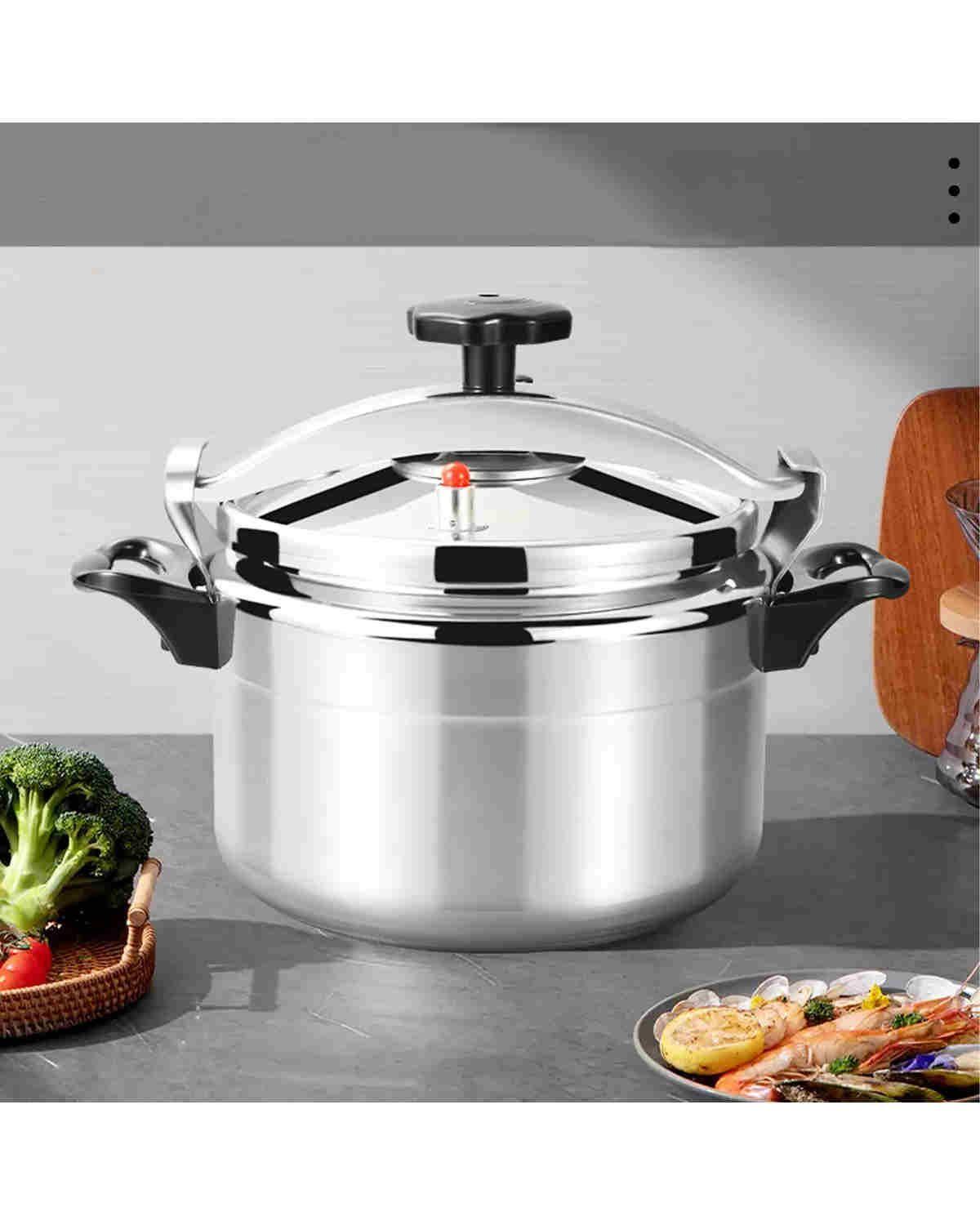 Olla A Presion Cacerola Aluminio 8 Litros Cocina Plateado-3