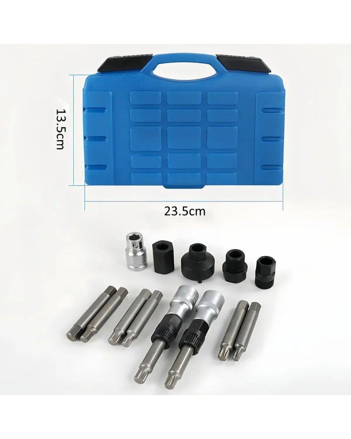 13 Pcs Puntas Dados Extractor Poleas Alternador Alternadores-2