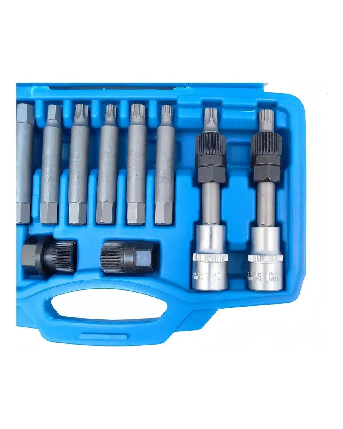 13 Pcs Puntas Dados Extractor Poleas Alternador Alternadores-3