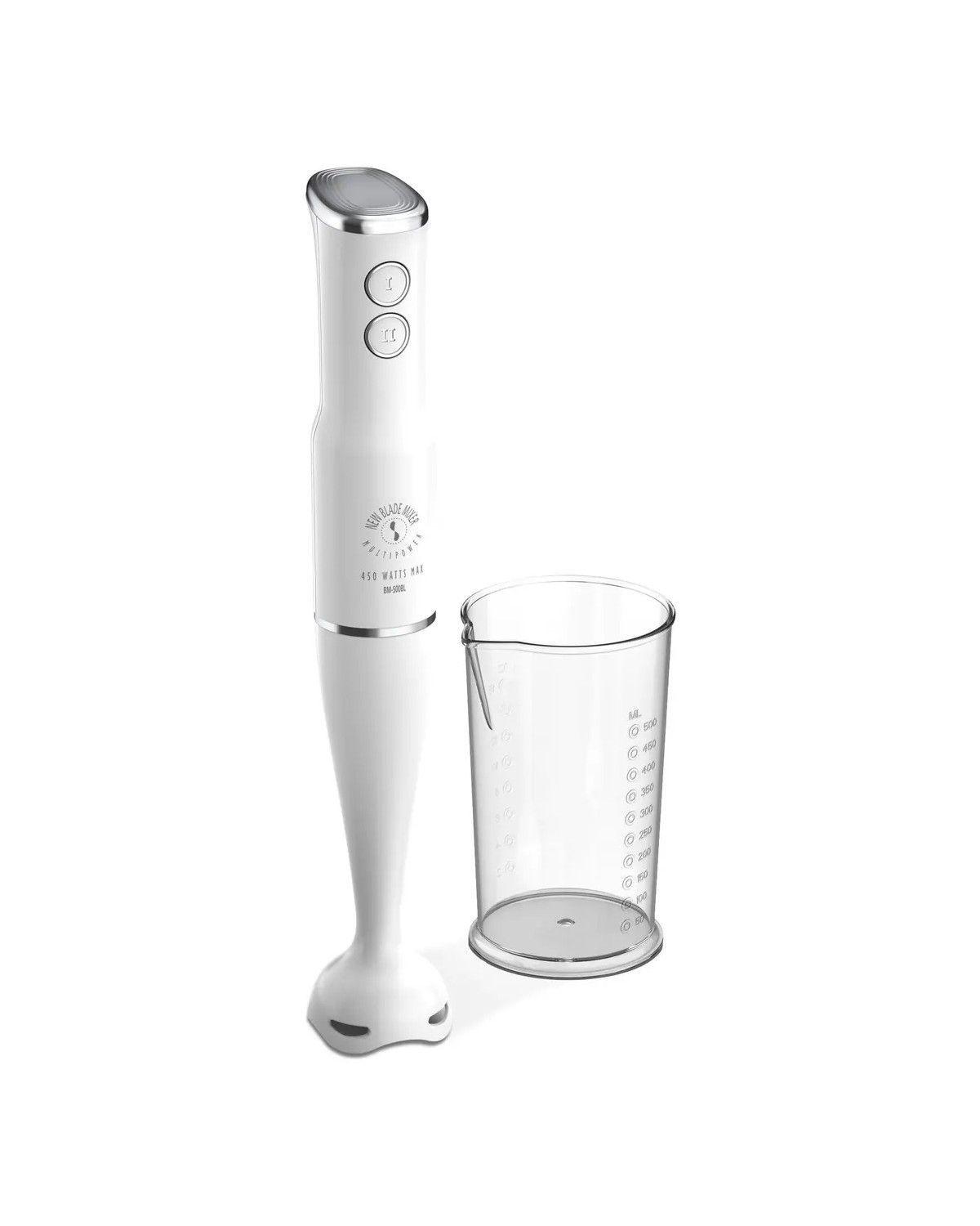 Batidora De Inmersion 450w Bm-500bl Blanco 50 Hz-0