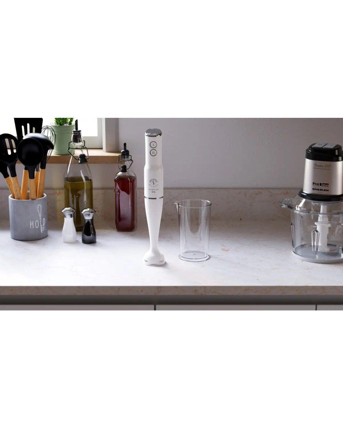 Batidora De Inmersion 450w Bm-500bl Blanco 50 Hz-2