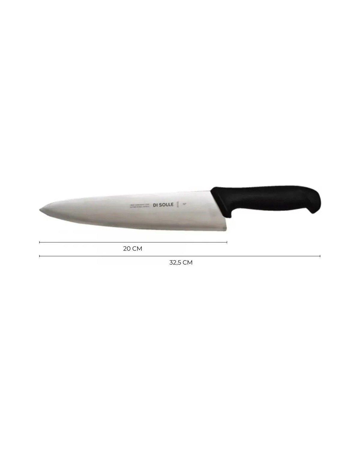 Cuchillo Medio Golpe 20 Cms Negro-1
