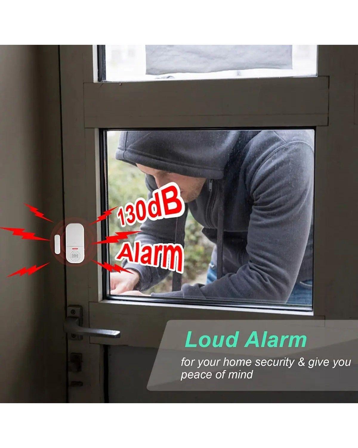 Alarma Casa Puerta Ventana Con Control Remoto 130db Sensor-1