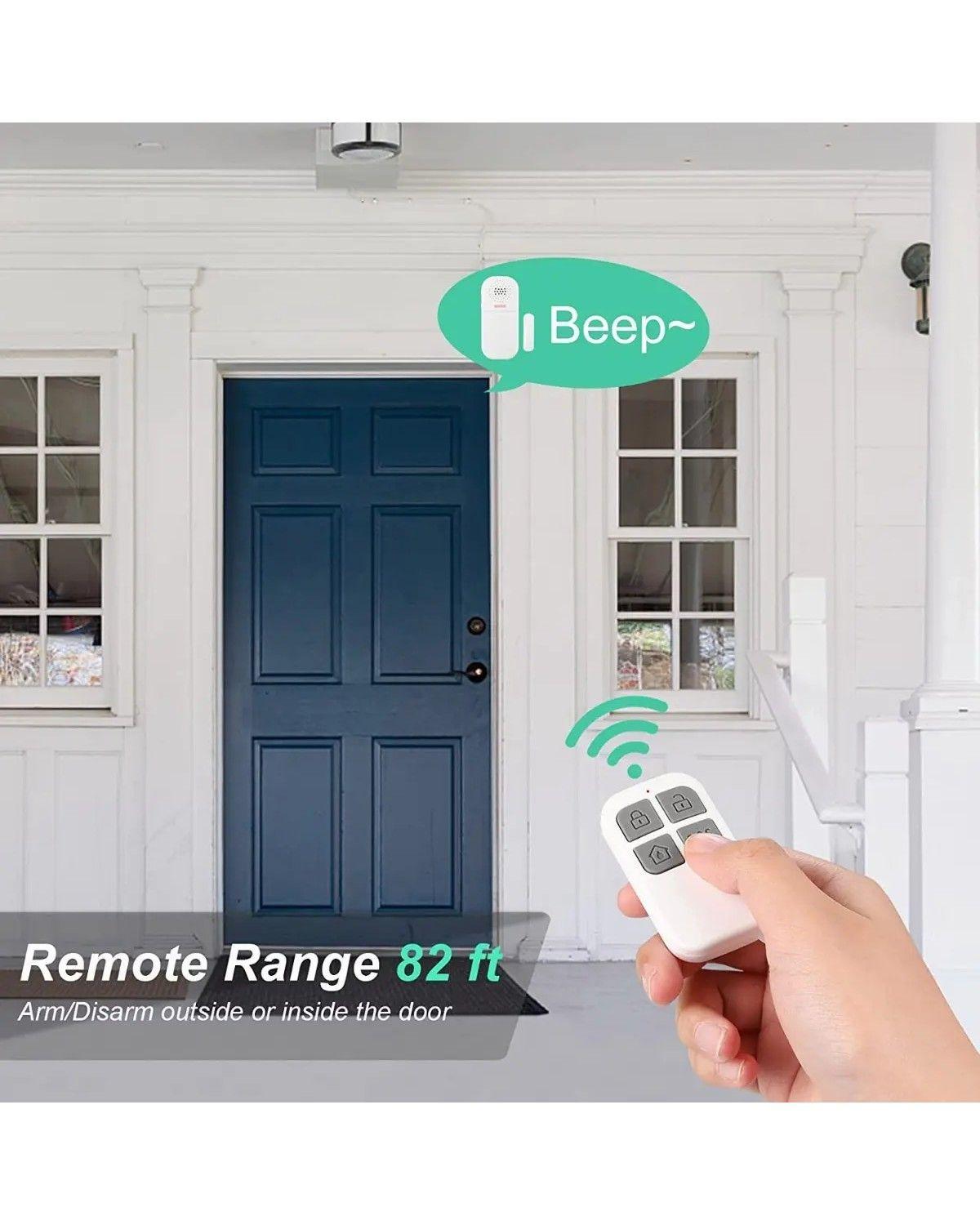 Alarma Casa Puerta Ventana Con Control Remoto 130db Sensor-2