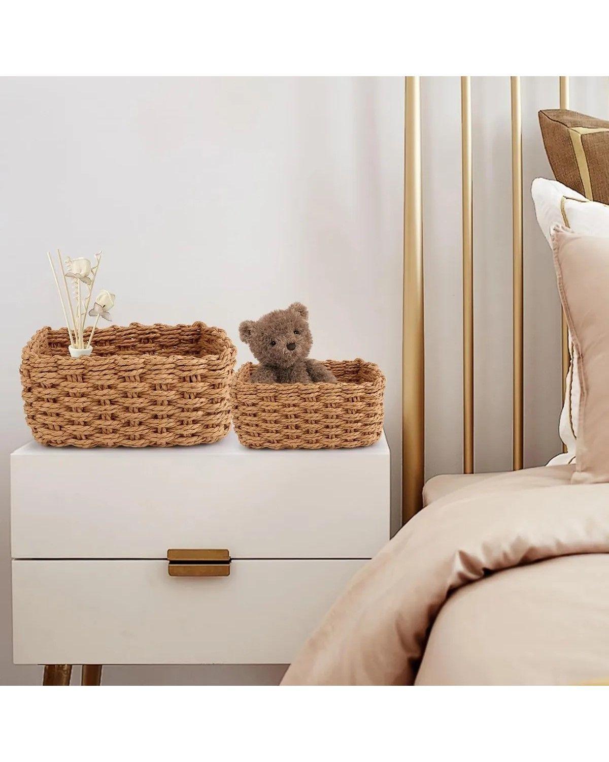 Set 8 Cestas De Almacenamiento Organizadoras Canastas Cestos-2