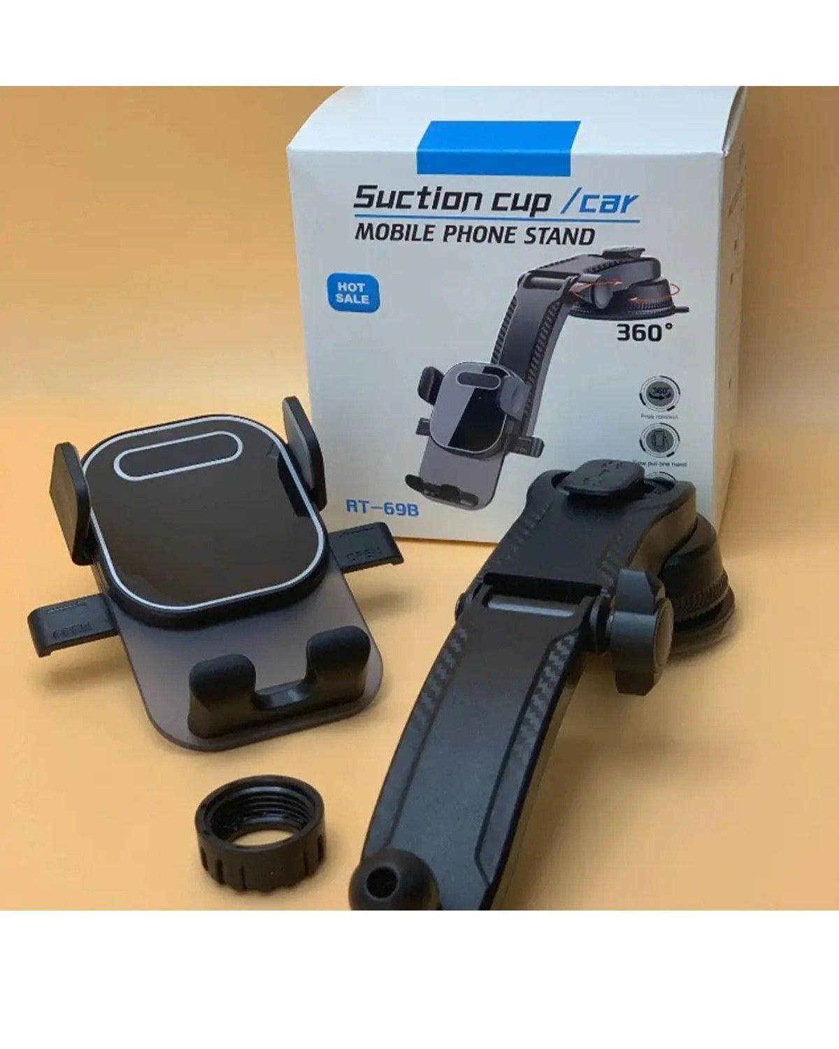 Soporte Celular Para Auto 360° Con Ventosa Firme Tablero-1