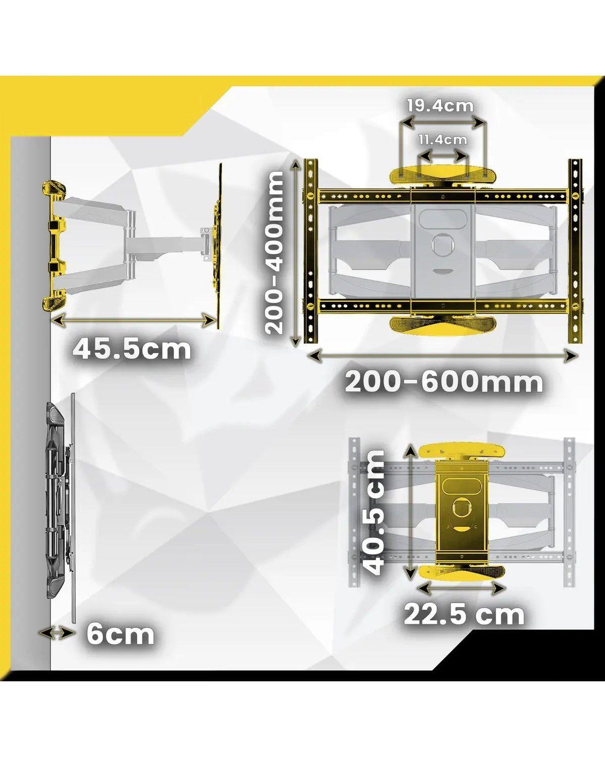 Soporte Para Pantalla Tv Television Pantallas Soporte Tv Pared 40 50 55 65 75 Pulgadas-2