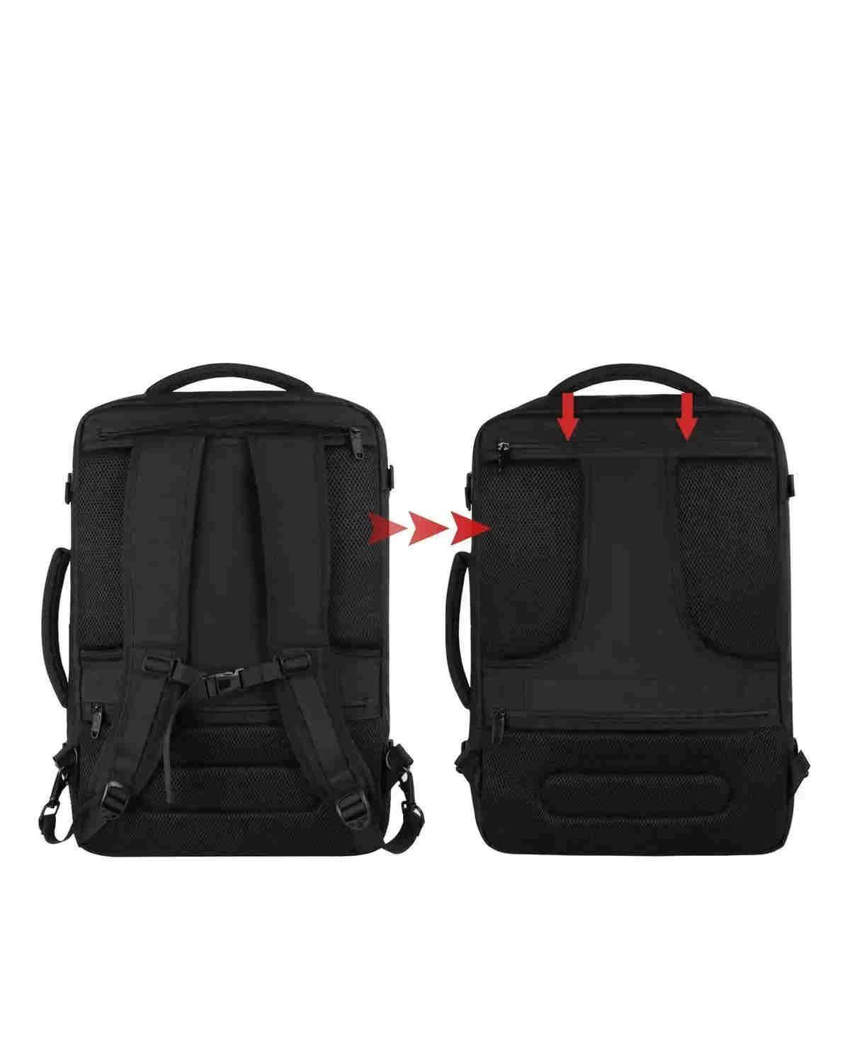 Mochila De Viaje Expandible 40l Gran Capacidad NEGRO-2