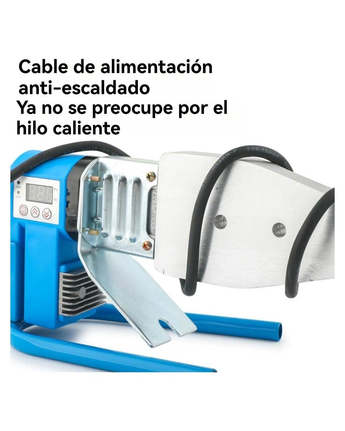 Máquina Termofusora Análoga 800W 3 Boquillas 20-32mm-3