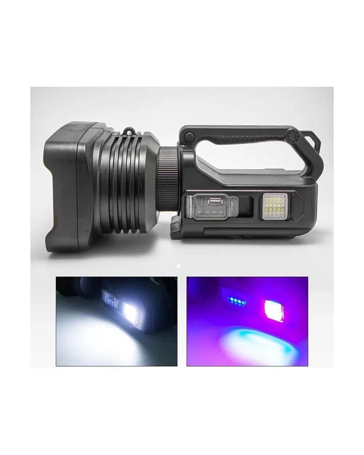 Foco Linterna Led Gigante Alcance 1000 Metros Usb Doble Foco-3