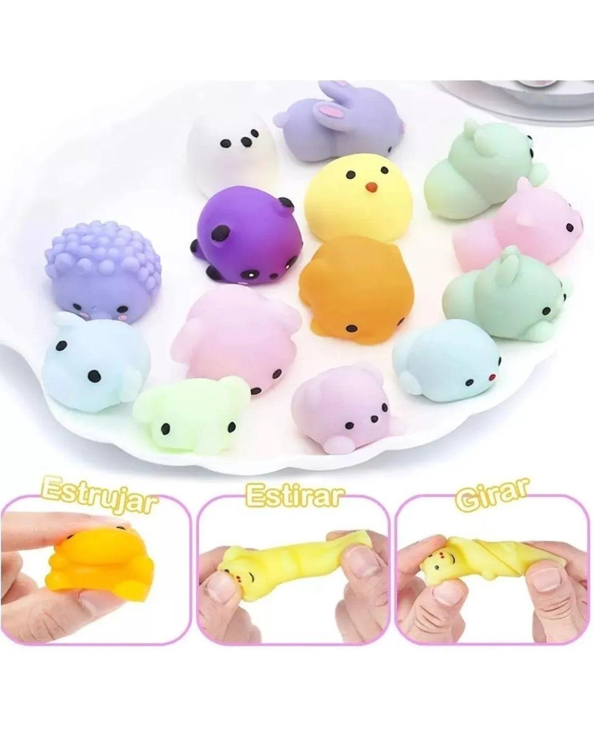 Pack Balde 36 Unidades Squishys Antiestrés Juguete Surtidos-2