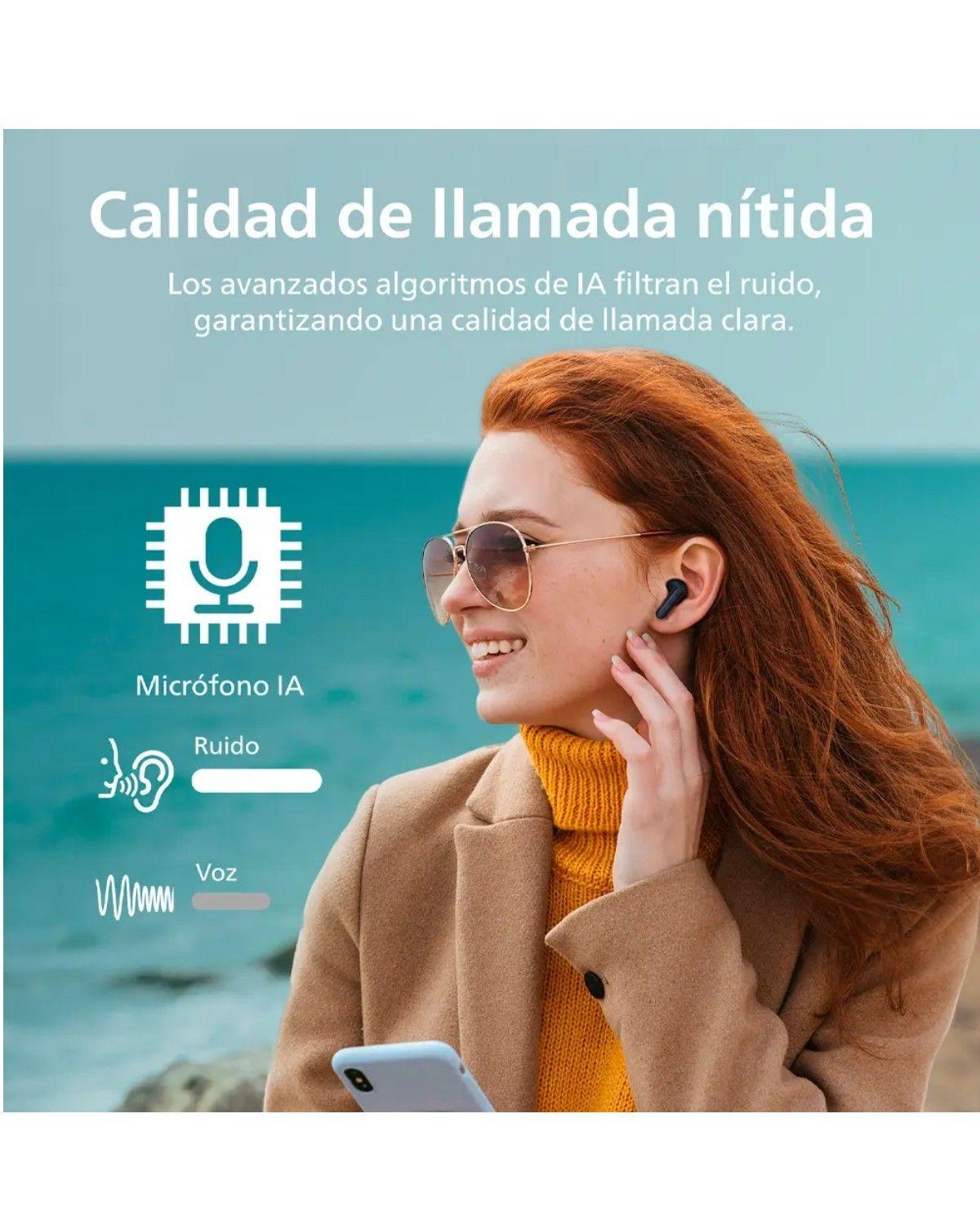Audífonos inalámbricos Bluetooth True Wireless Tat1108 hasta 15 horas de reproducción-3