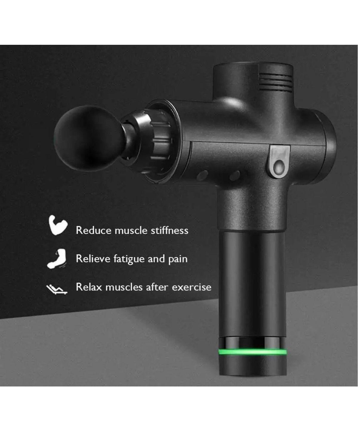 Masajeador Muscular Pistola Masaje 30 Velocidades Digital-2