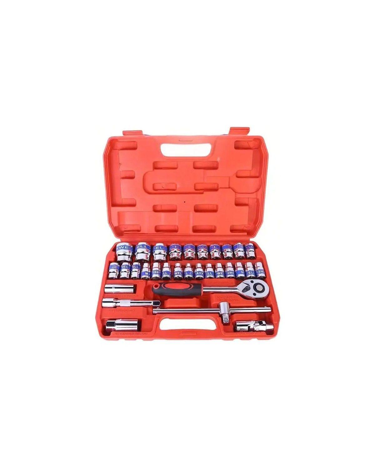 Juego De Dados Cuadrante 1/2 Pulgada 32 Piezas/40-0