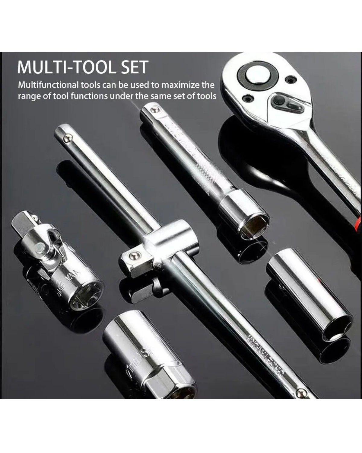 Juego De Dados Cuadrante 1/2 Pulgada 32 Piezas/40-2