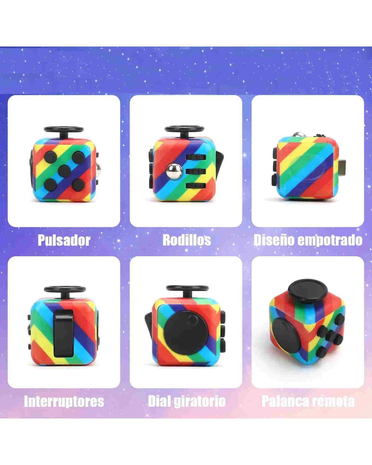 Fidget Cube Antiestres Con 6 Funciones, Juguete Estress-2