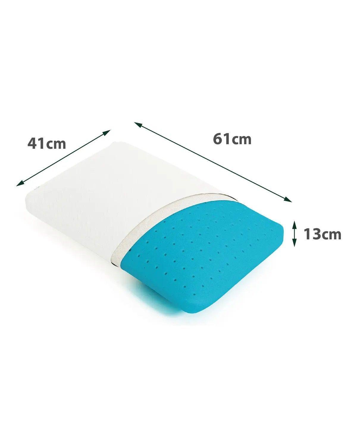 Almohada Air Gel Foam 40x60cm Blanco-2
