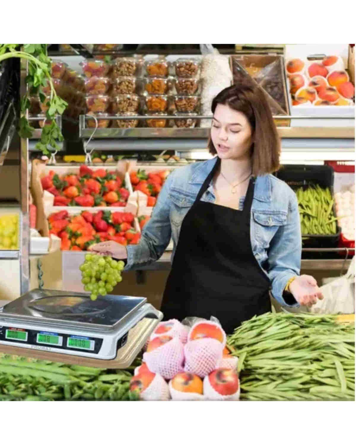 Balanza Pesa Digital 40 Kilos Recargable Negocio Electrónica Almacén-2