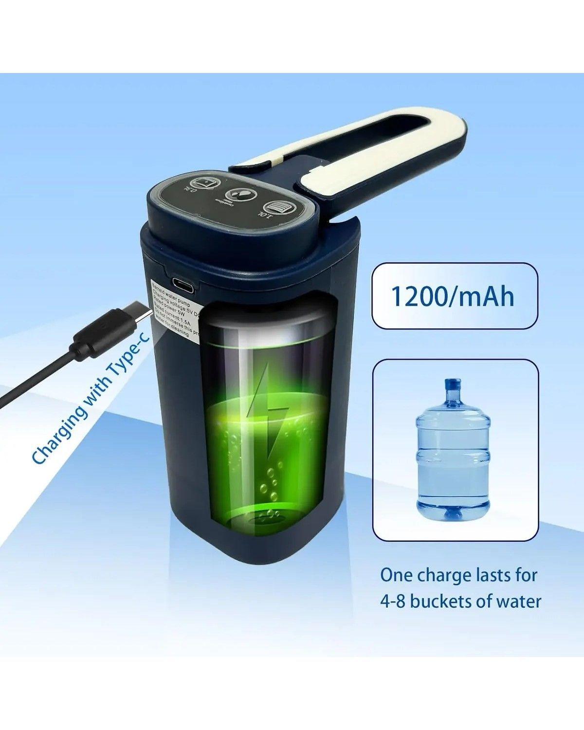 Dispensador Agua Electrico Bomba Usb Dosificador Agua Bidon-3