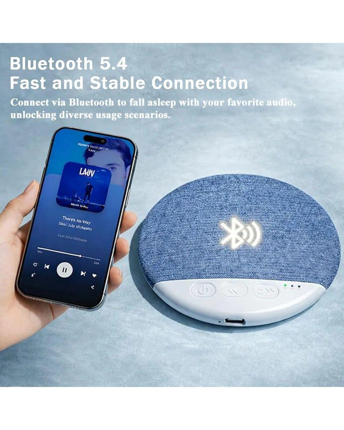Altavoz Almohada Bluetooth Para Dormir, Mini Portátil Color Azul-3