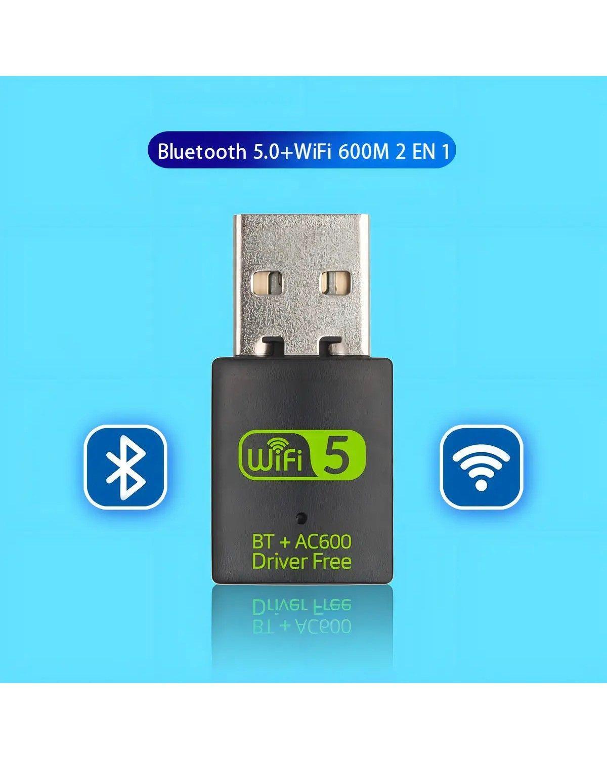 Usb Wifi Bluetooth 4.2 600 Mbps Dual Band 2.4 5ghz-2