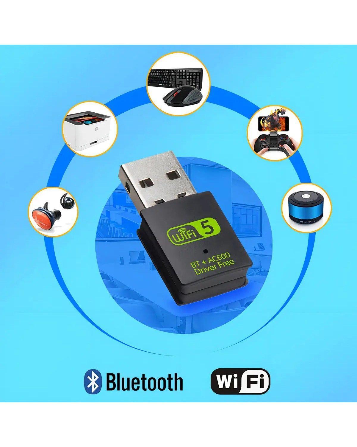 Usb Wifi Bluetooth 4.2 600 Mbps Dual Band 2.4 5ghz-3