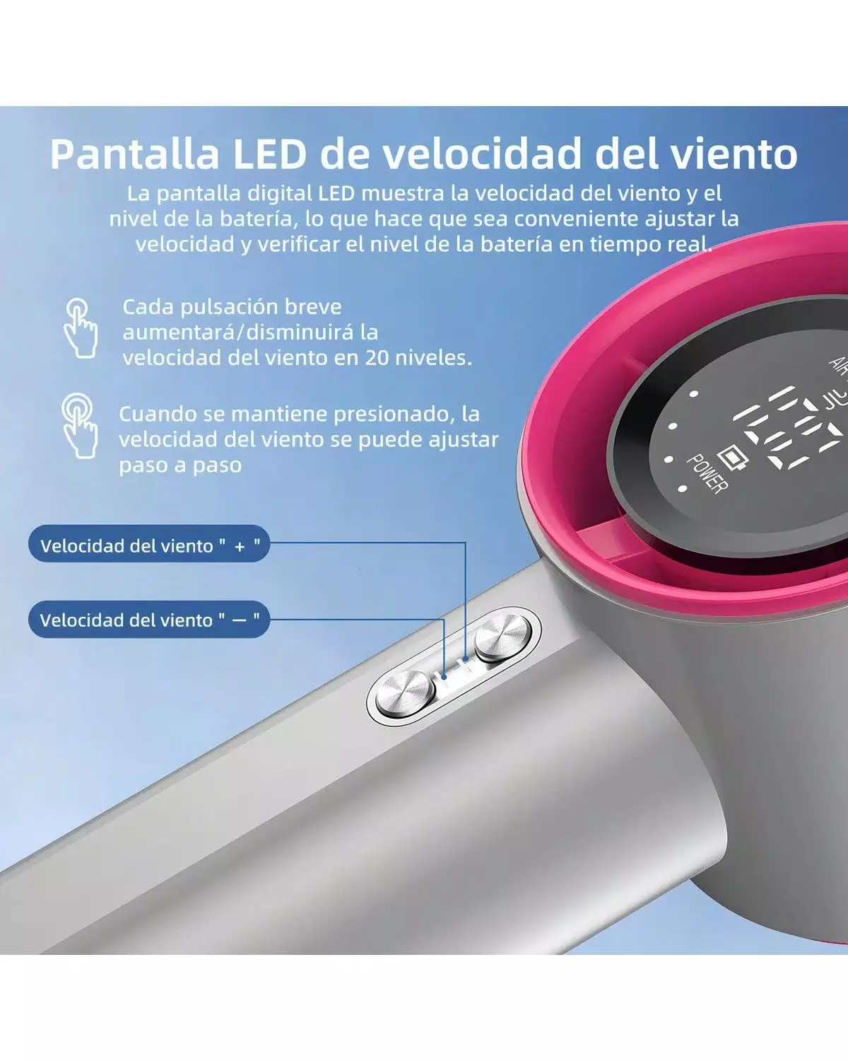 Mini Ventilador De Mano, Ventilador Usb Portátil Recargable Color Rosa-2