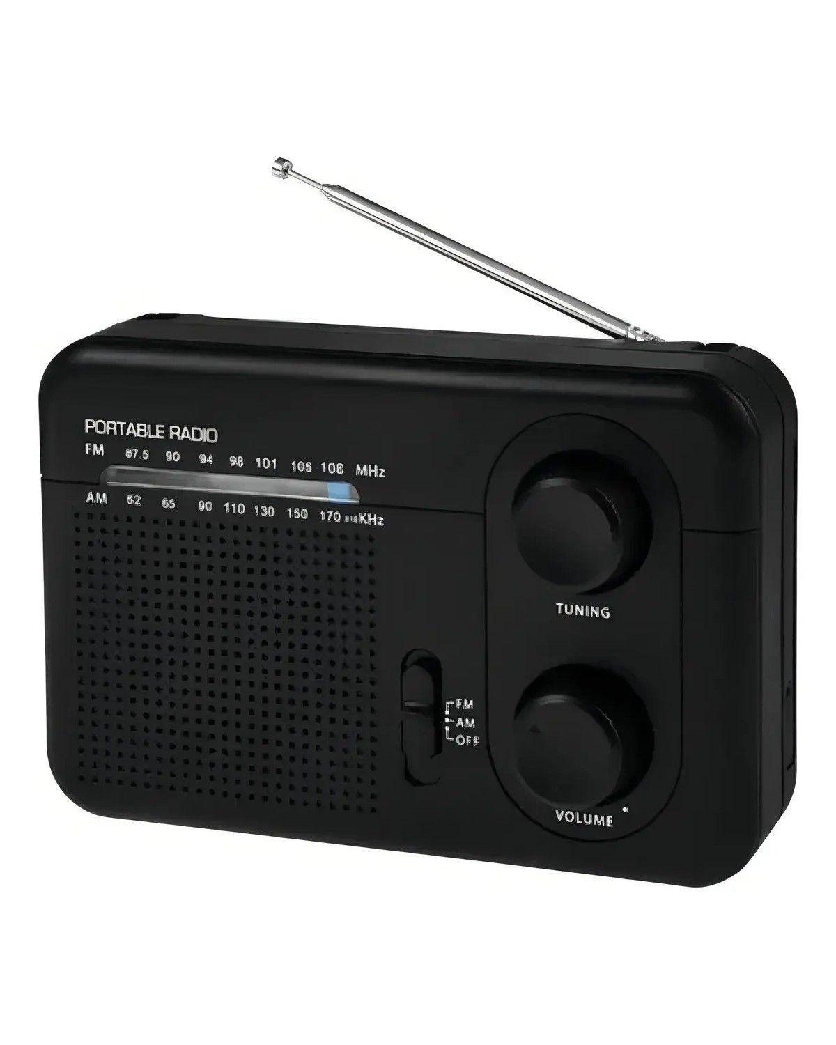 Radio FM AWFML4 AWFML4 analógico portátil color negro-0