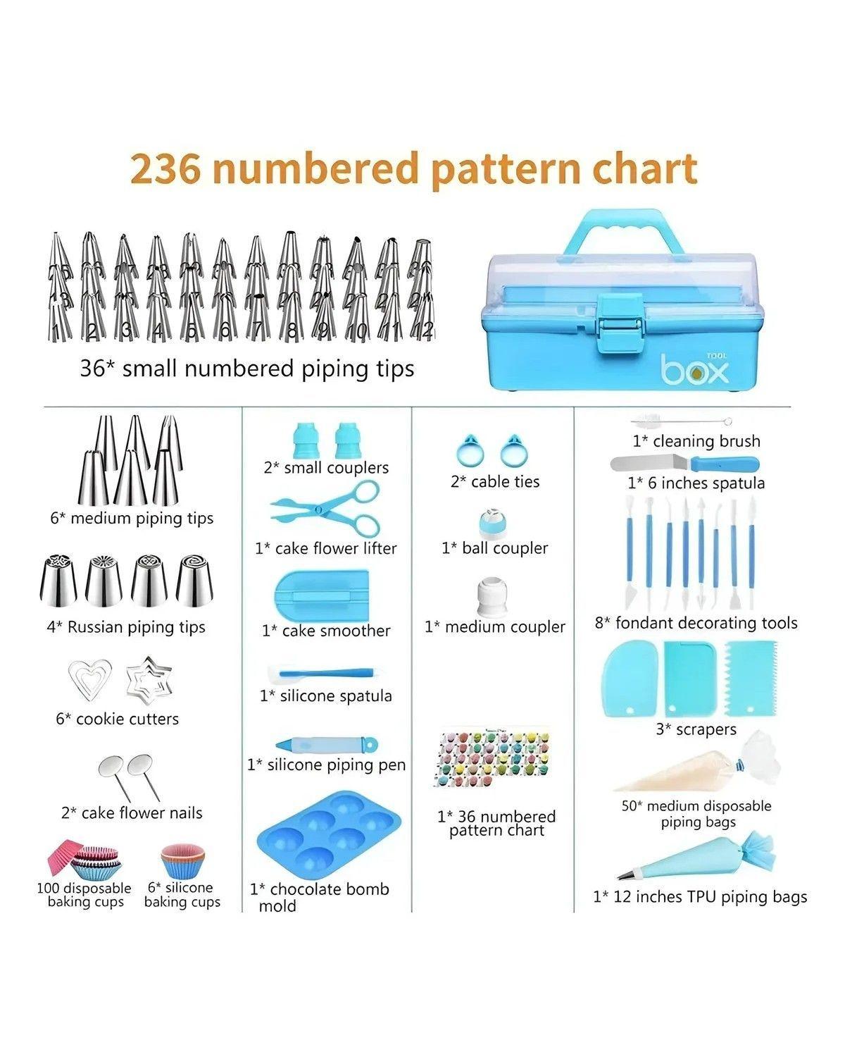 Set De Pasteleria Kit Decoración Para Reposteria-3