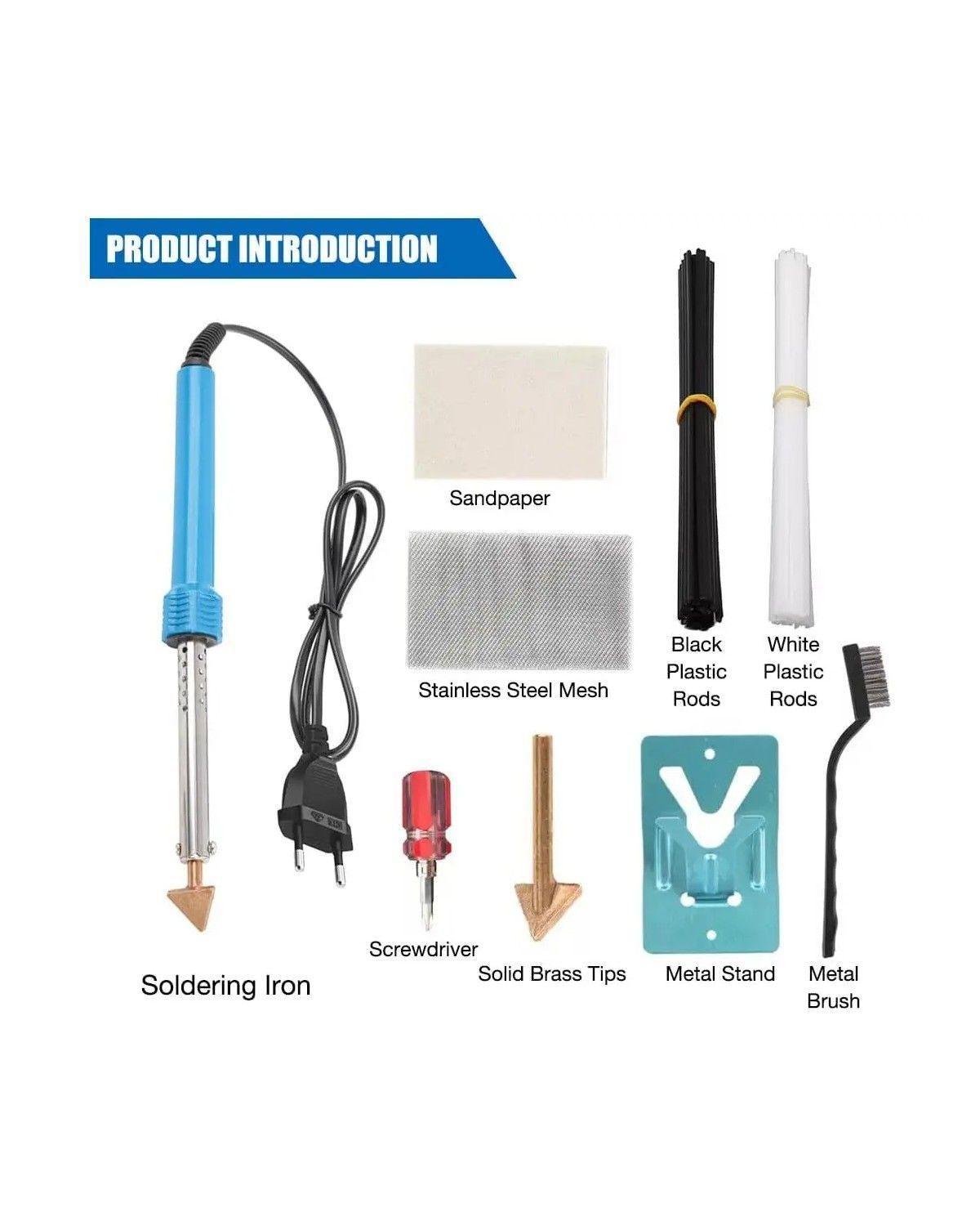 Kit De Soldadura De Plástico Malla Metálica Portátil soldador-2