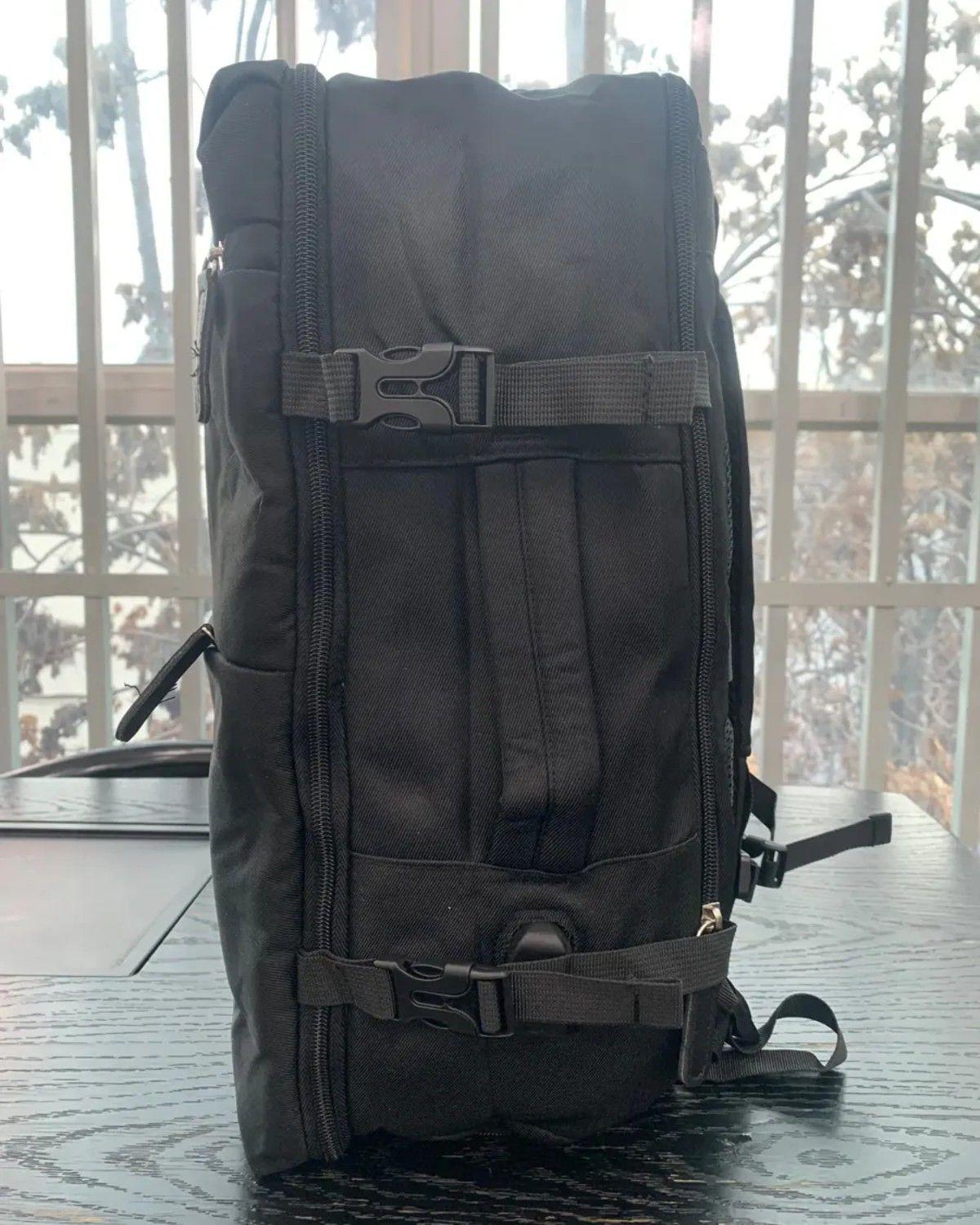 Mochila Tiktok 35l Cabina Viaje Avion Expandible-4
