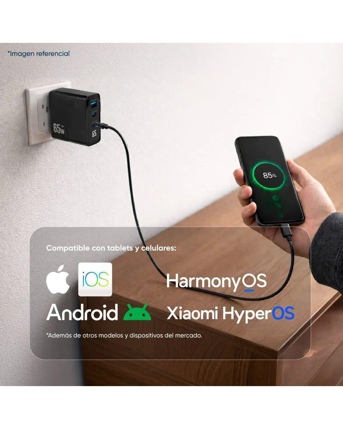Cargador Portátil Carga Rápida 65w Con Cable Usb-c-3