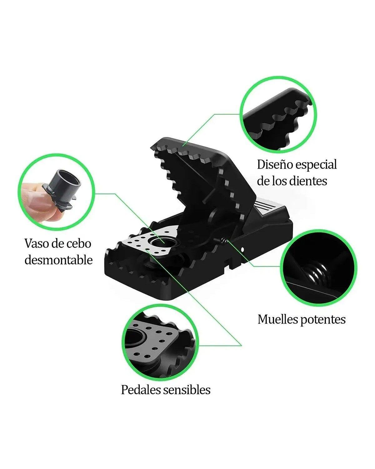 Trampa Para Ratones Segura Y Efectiva 12 Pack-2