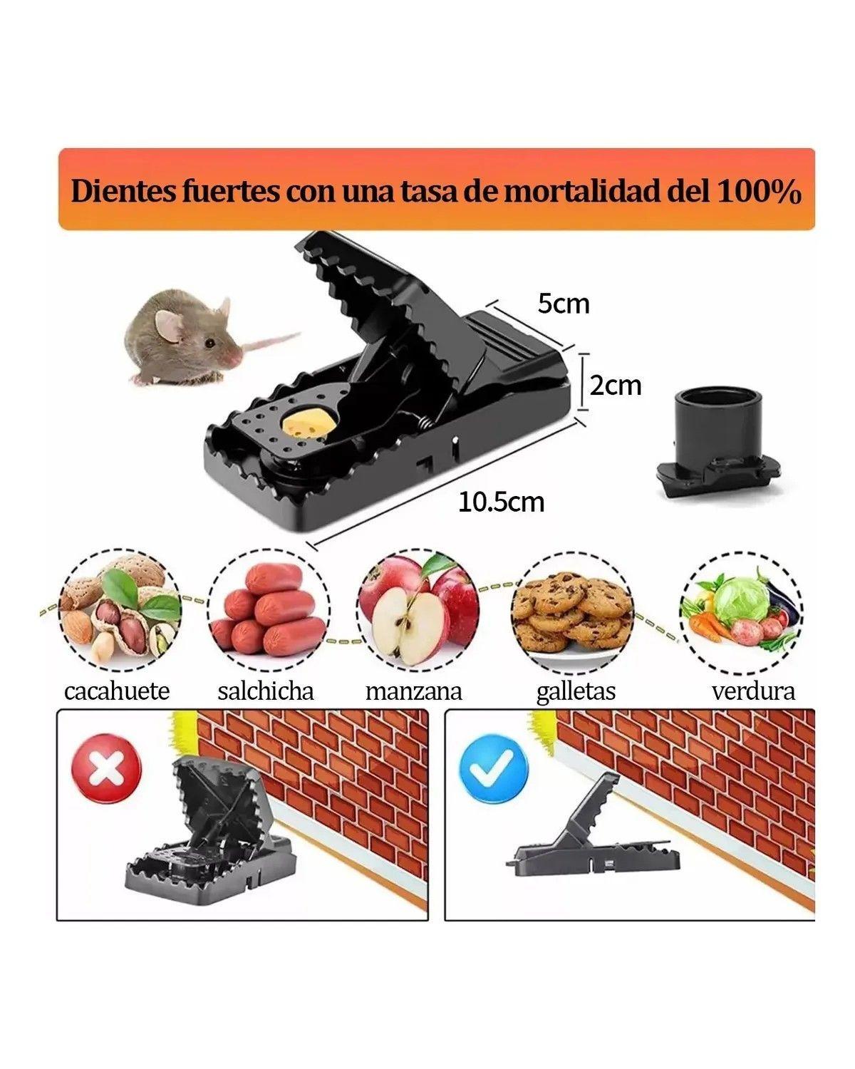 Trampa Para Ratones Segura Y Efectiva 12 Pack-3