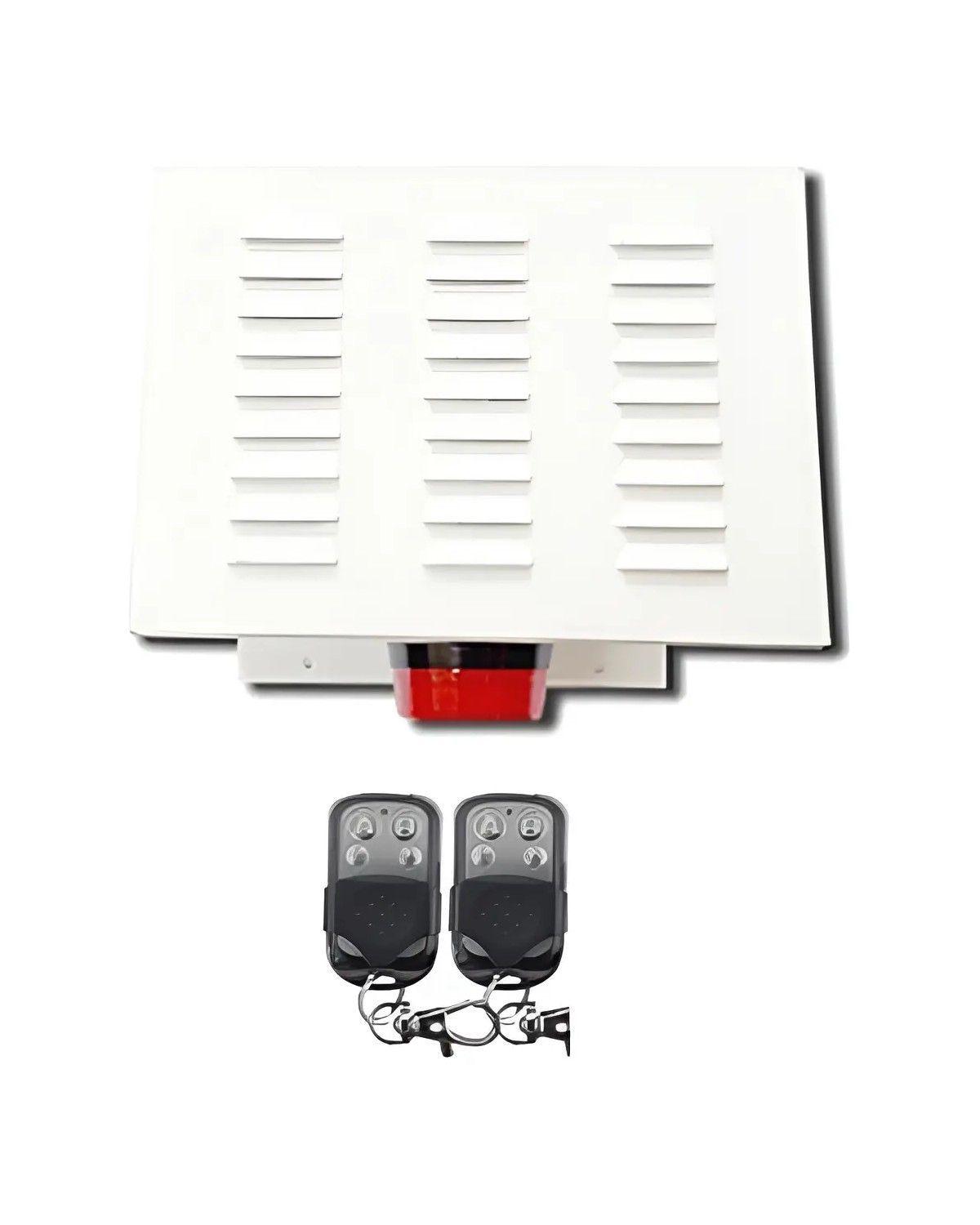 Alarma Inalámbrica con Botón de Pánico y Batería de Respaldo 12V 118 dB-2