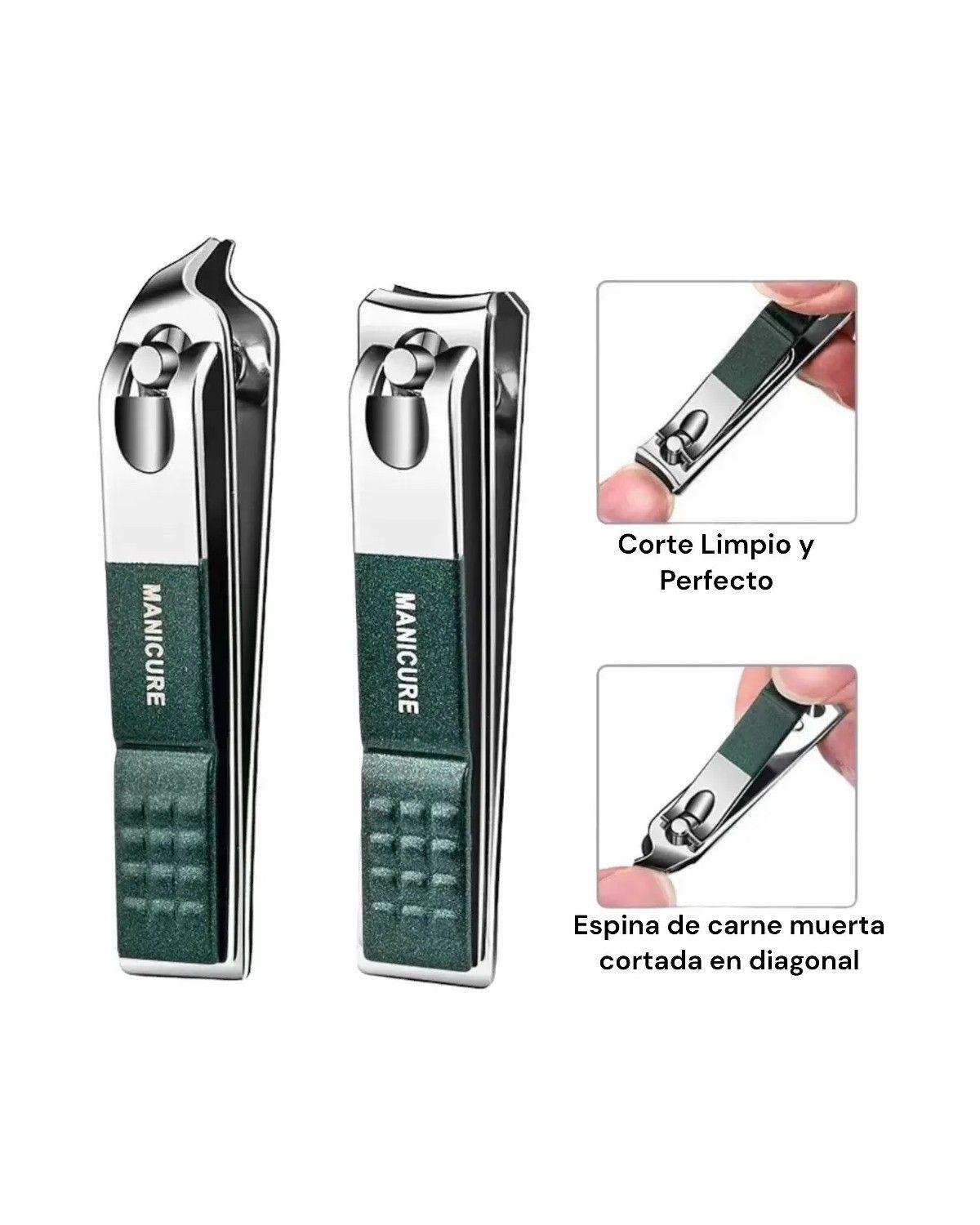 Set Manicure 6 Pcs Corta Uñas Profesional Calidad Alemana-3