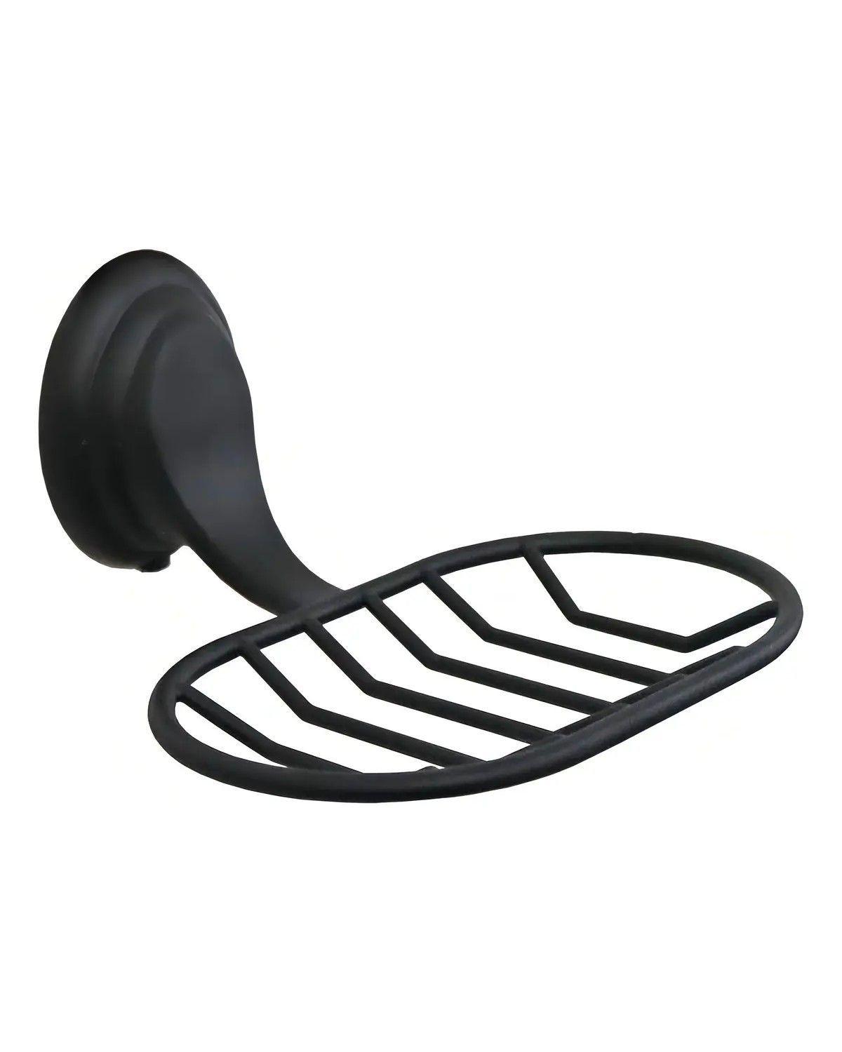 Set De Accesorios De Baño 6 Piezas Color Negro-3