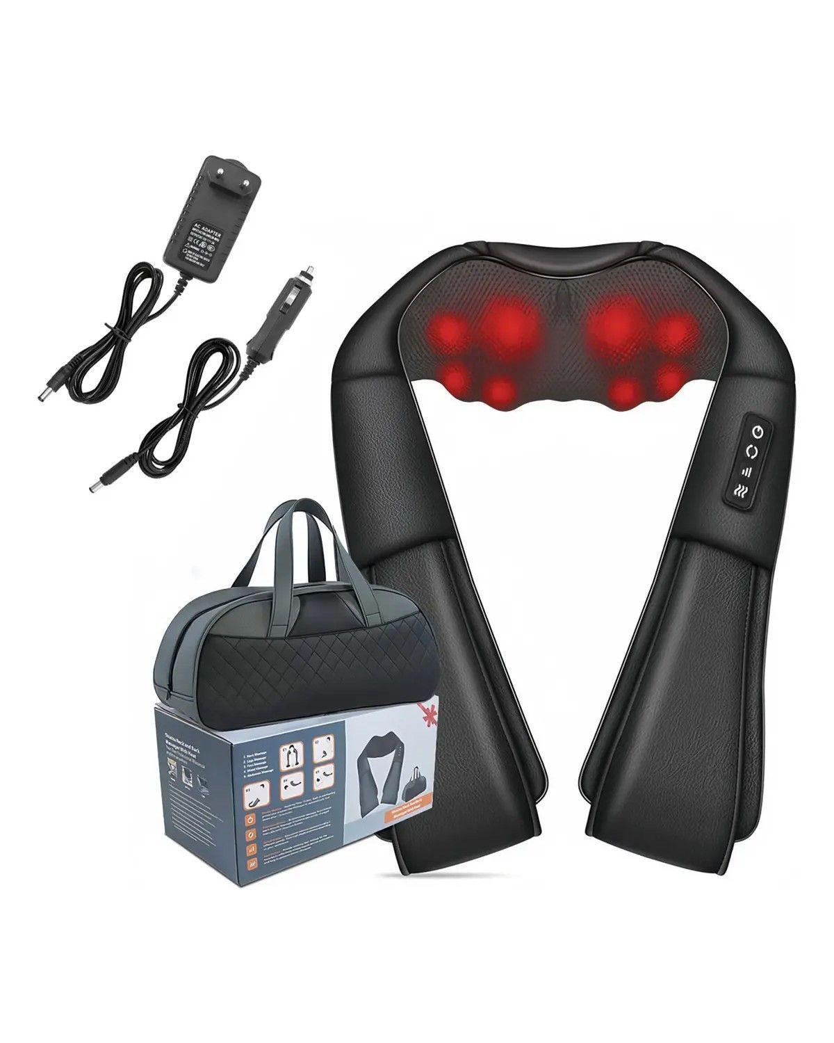 Masajeador Corporal Para Cuello Hombros Negro-0