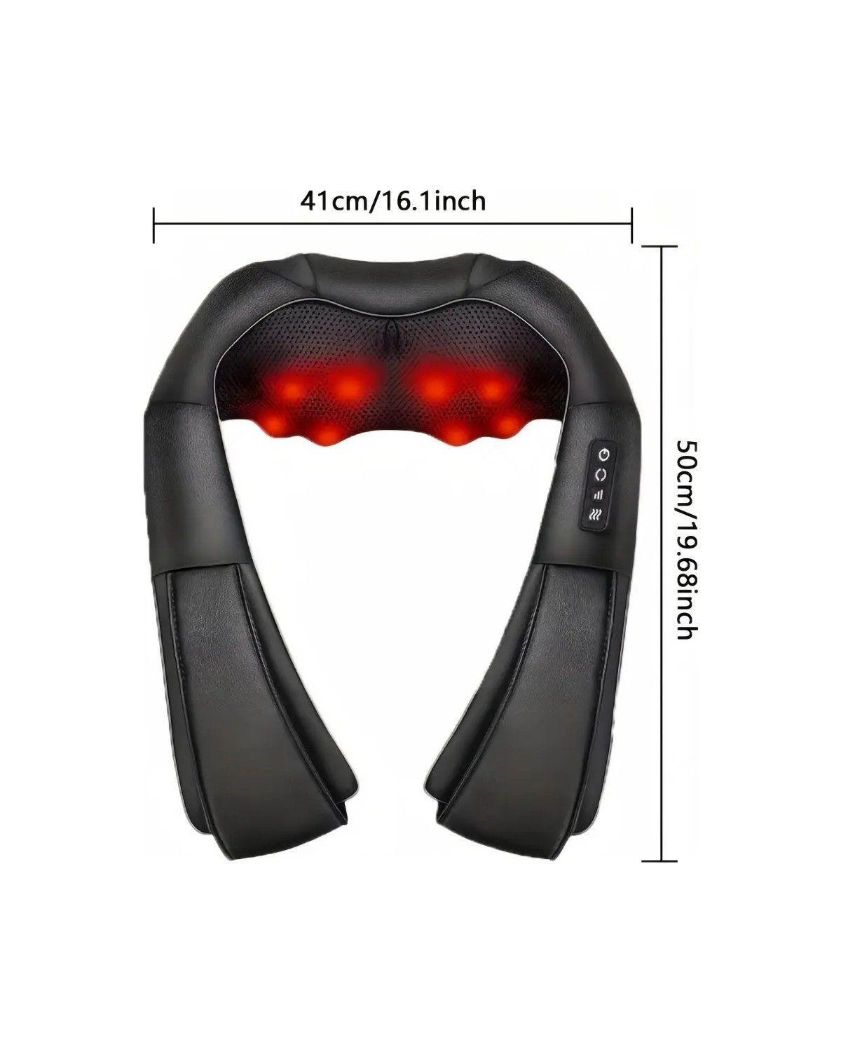 Masajeador Corporal Para Cuello Hombros Negro-1
