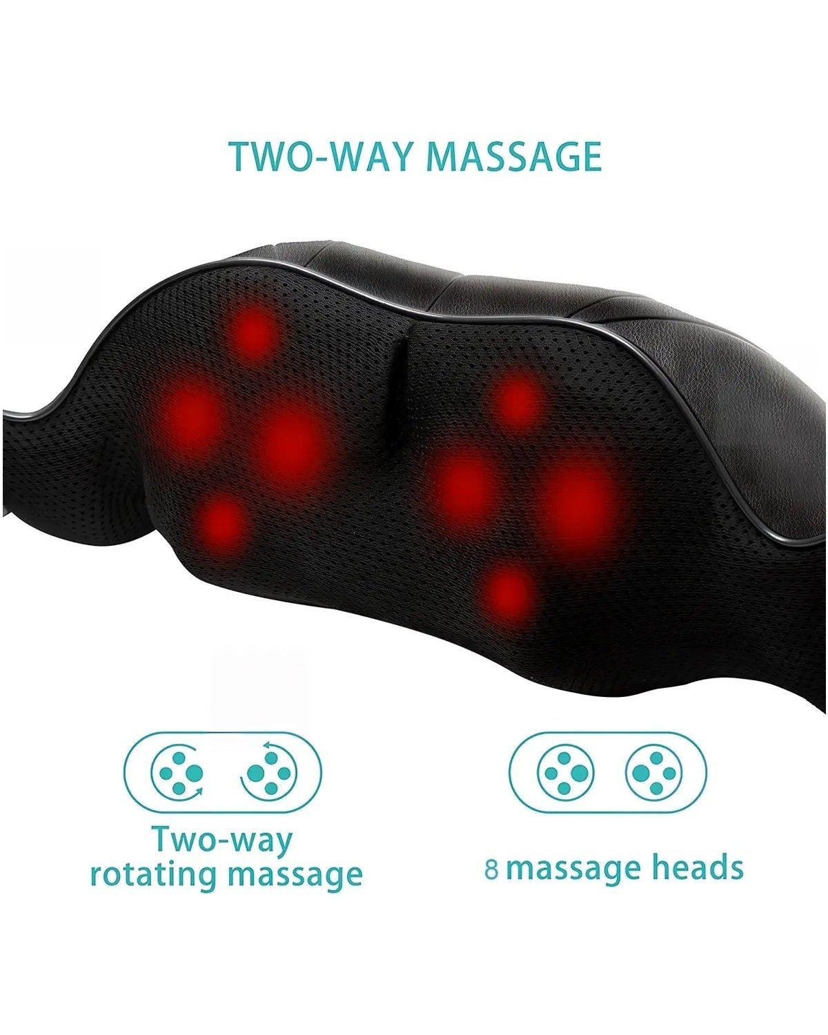 Masajeador Corporal Para Cuello Hombros Negro-3