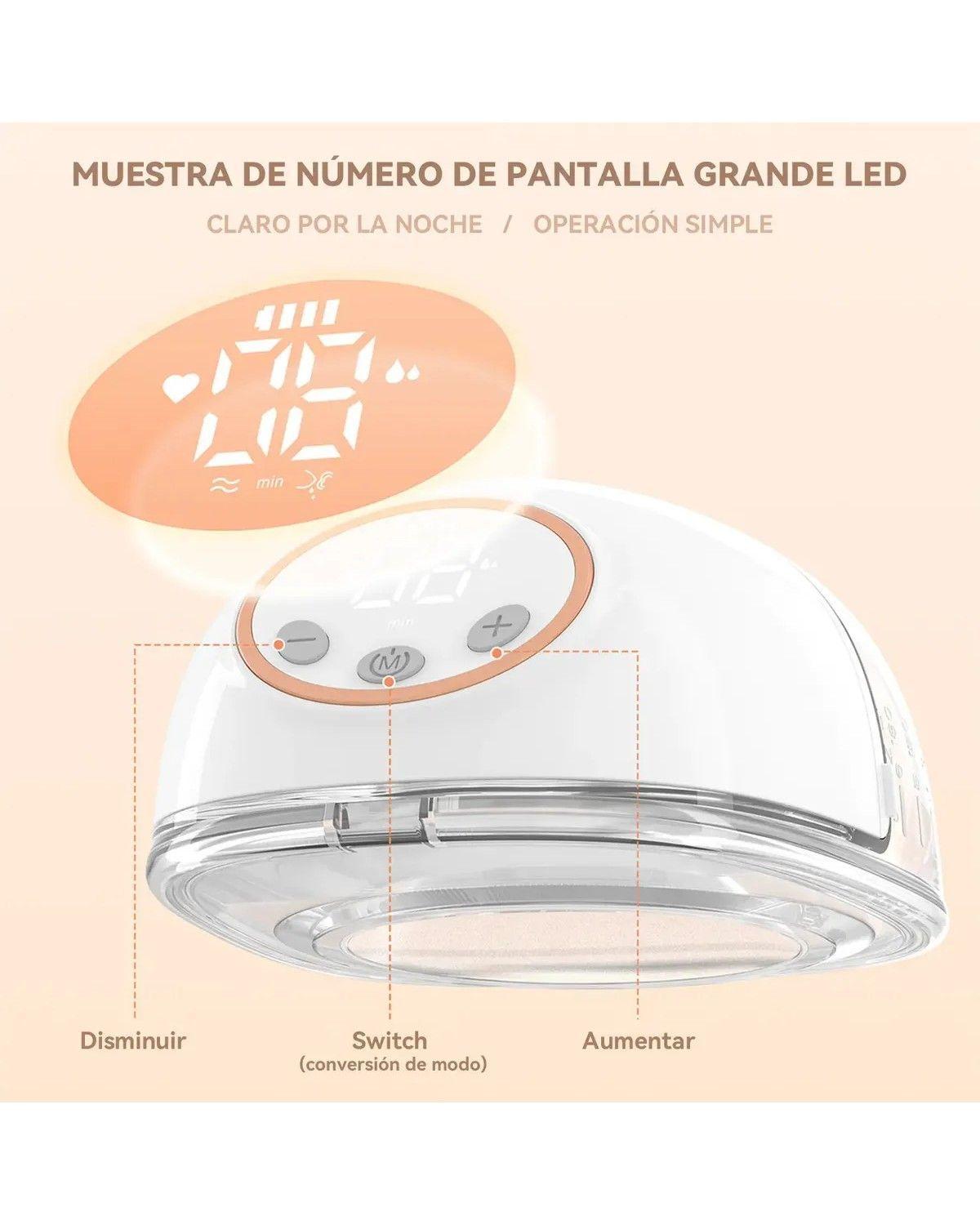 Extractor De Leche Portátil, Manos Libre Sacaleche Eléctrico-2