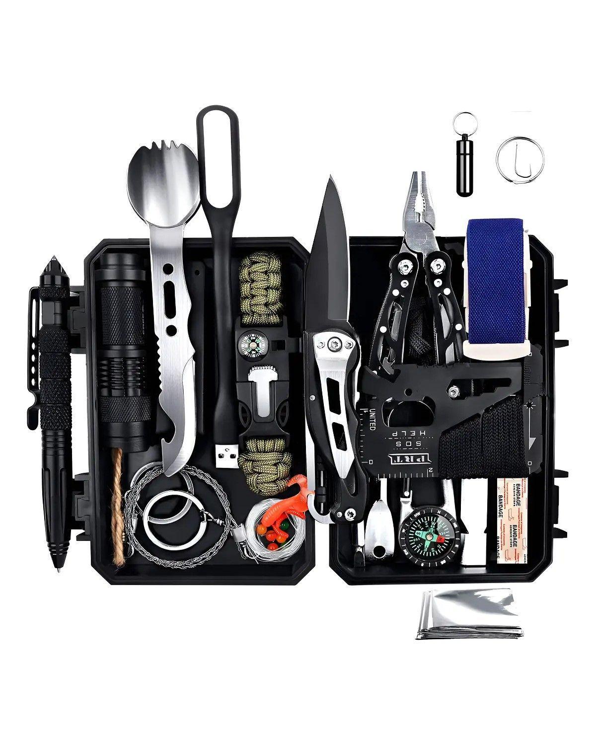 Kit De Supervivencia De Accesorios Para Camping 60 En 1-0